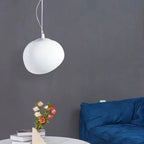 Lampa Wisząca Skandynawska z Kulistym Matowym Kloszem - 11