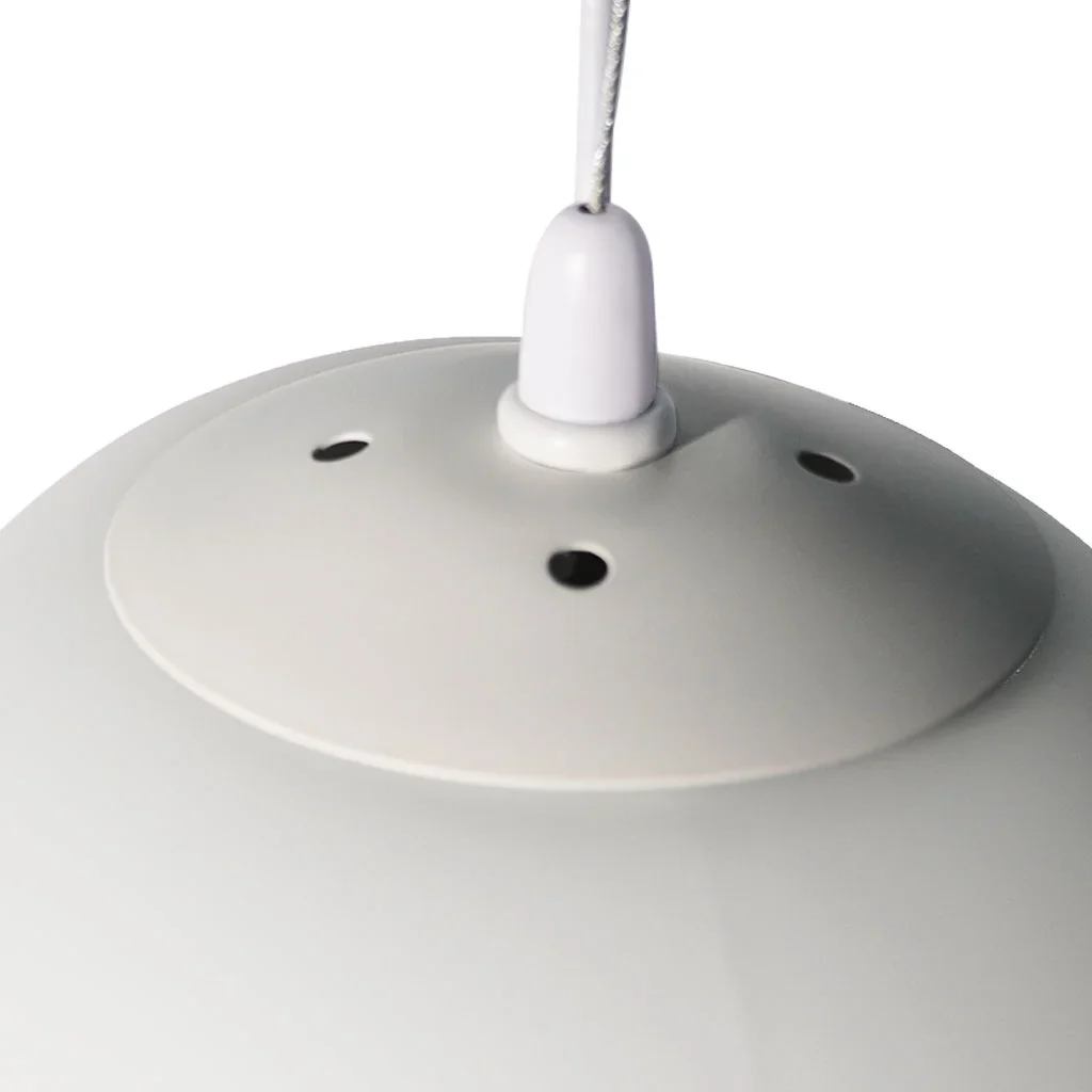 Lampa Wisząca Skandynawska z Kulistym Matowym Kloszem - 18