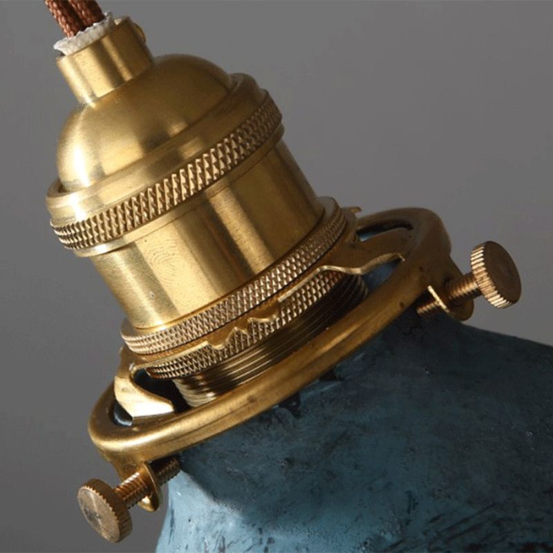 Lampa Wisząca Industrialna Vintage z Metalowym Kloszem - 15