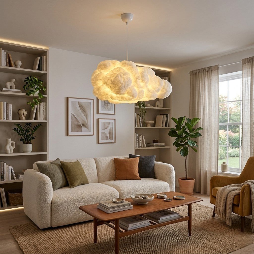 Lampa Wisząca Chmurka Modern Organiczny Kształt
