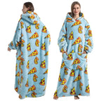 Koc Oversize z Kapturem z Polaru i Sherpy - Pizza