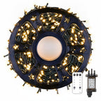 Lampki Choinkowe 800 LED Ciepłe Światło z Pilotem i Timerem