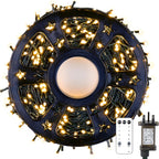Lampki Choinkowe 800 LED Ciepłe Światło z Pilotem i Timerem - 2