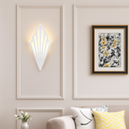 Kinkiet Art Deco z Geometrycznym Wzorem w Kształcie Wachlarza - 4