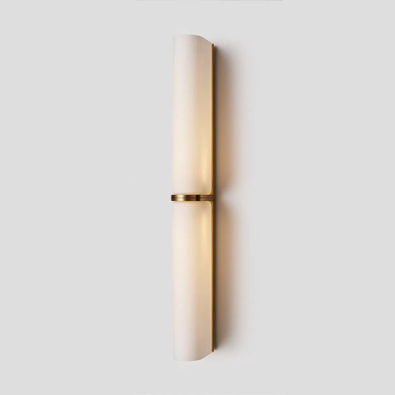 Kinkiet Nowoczesny Minimalistyczny z Cylindrycznym Kloszem Szklanym - 5