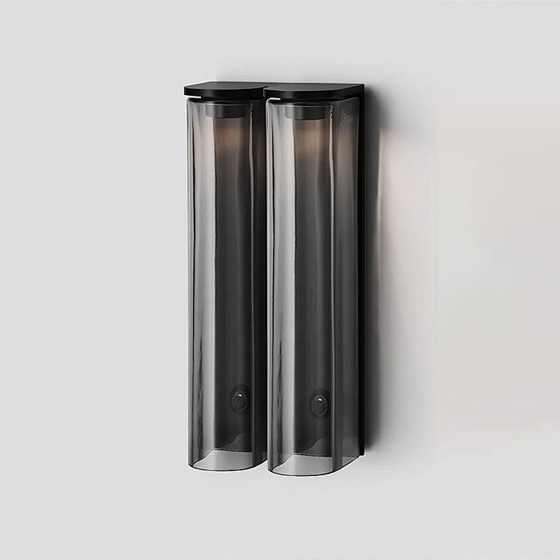 Kinkiet Nowoczesny Minimalistyczny z Cylindrycznym Kloszem Szklanym - 14