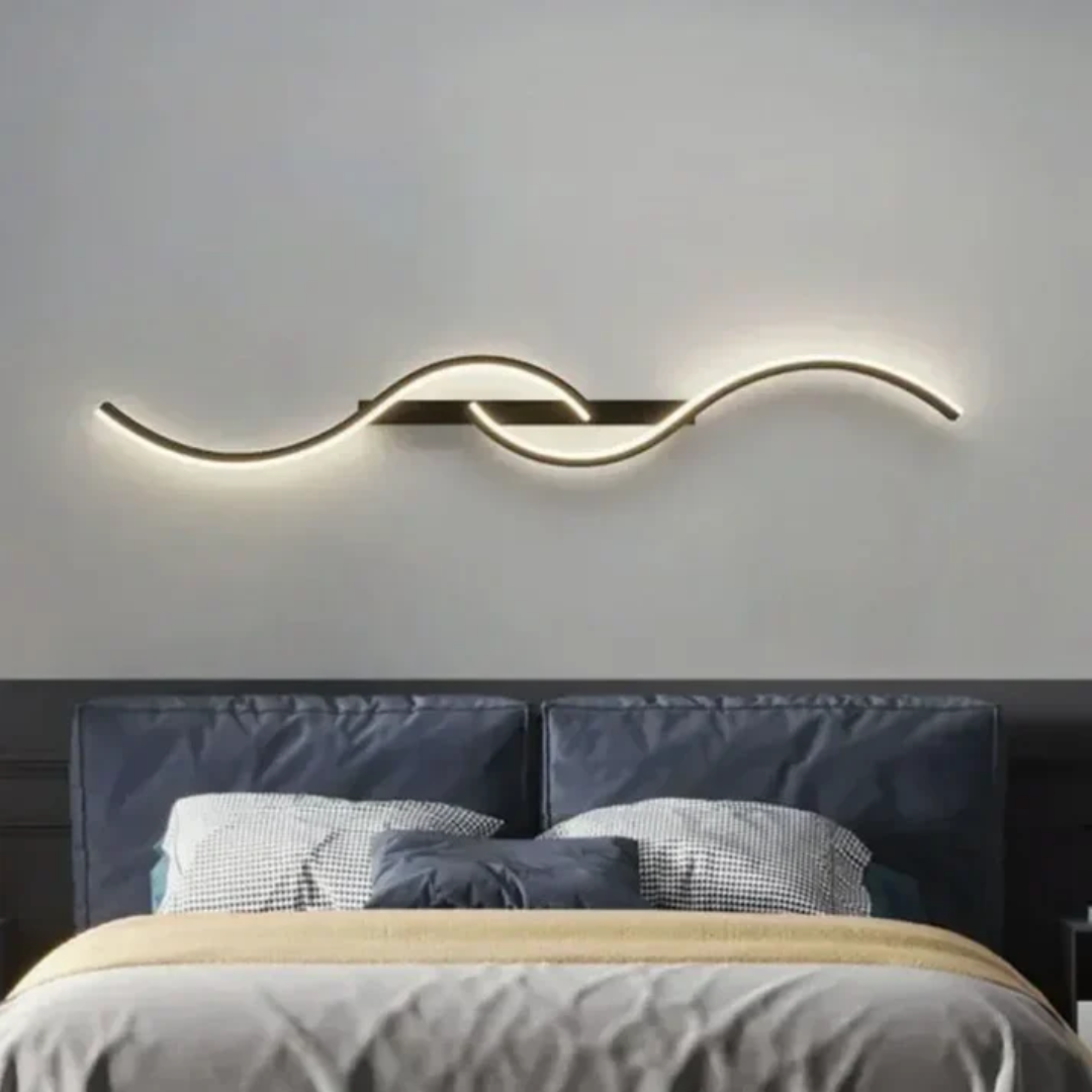 Kinkiet Nowoczesny Minimalistyczny z Podwójną Falą LED - 5
