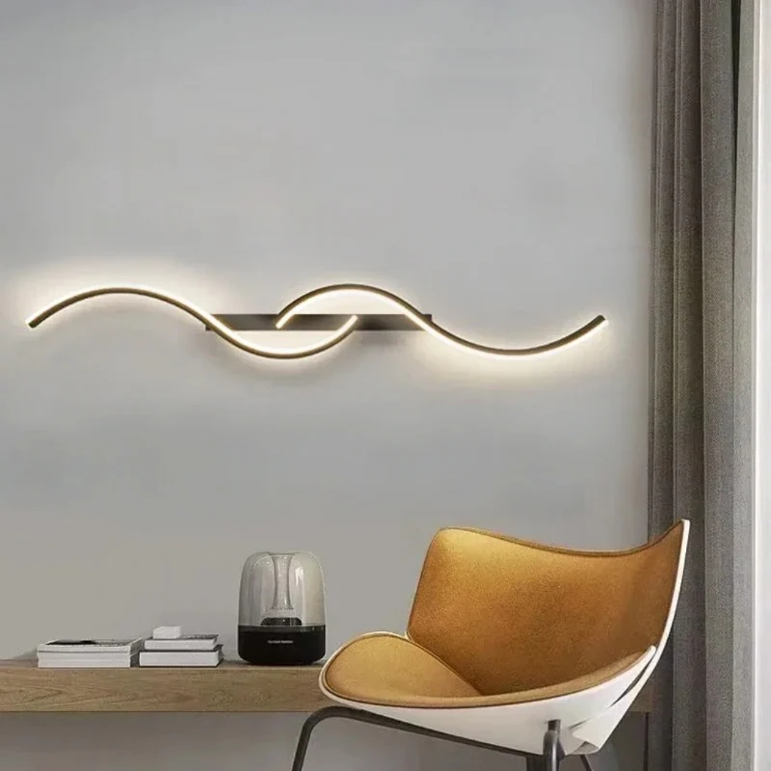 Kinkiet Nowoczesny Minimalistyczny z Podwójną Falą LED - 6