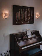Kinkiet Ścienny Art Deco z Alabastrem w Kształcie Sześcianów - 18