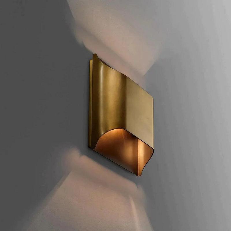 Kinkiet Ścienny Art Deco z Górnym i Dolnym Światłem - 3
