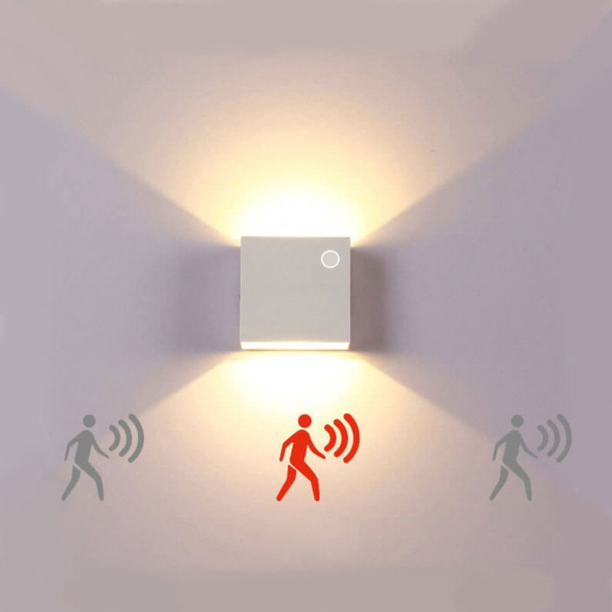 Elegancki Kinkiet Ścienny LED w Kształcie Kostki - 11