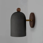 Kinkiet Ścienny Minimalistyczny z Drewnianym Akcentem - 3
