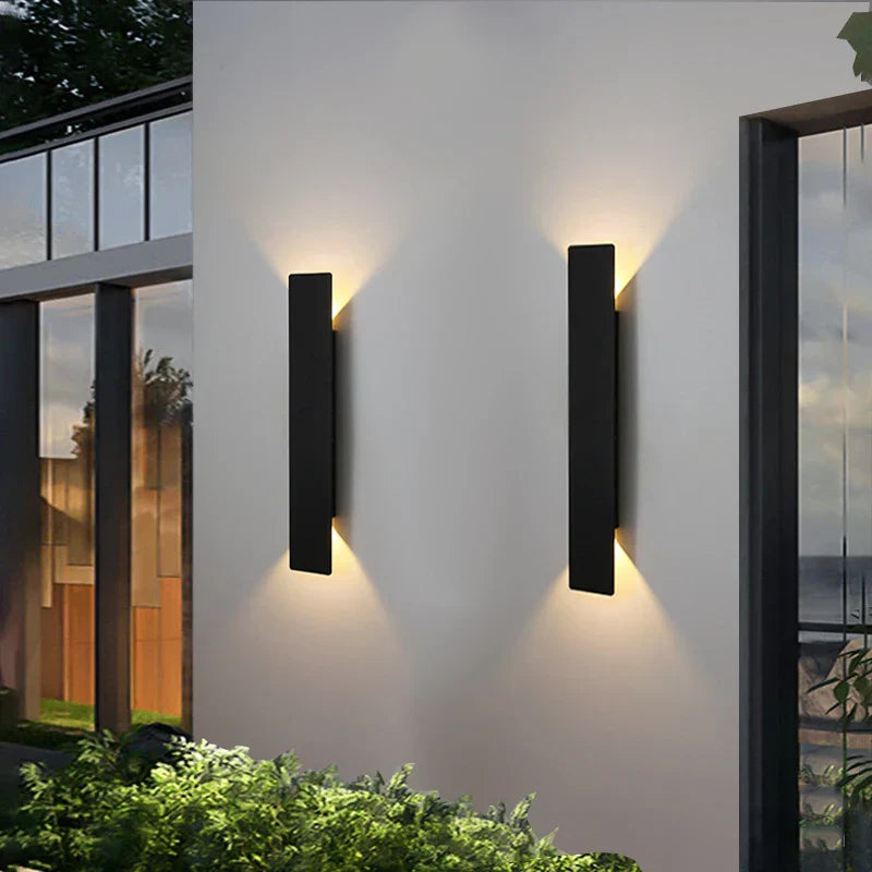 Kinkiet Zewnętrzny Minimalistyczny z Dwukierunkowym Światłem i Zintegrowanym LED - 5