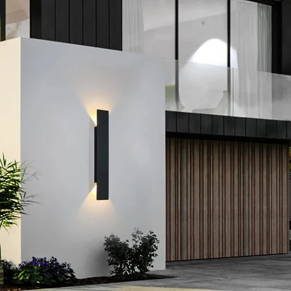 Kinkiet Zewnętrzny Minimalistyczny z Dwukierunkowym Światłem i Zintegrowanym LED - 8