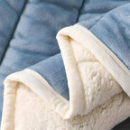 Koc Dwustronny Sherpa Fleece z Pikowaną Powierzchnią - 6