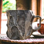 Kubek Geode z Kryształowym Wzorem i Organicznym Kształtem - 6