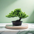 Sztuczne Drzewko Bonsai Dekoracyjne z Doniczką - 3