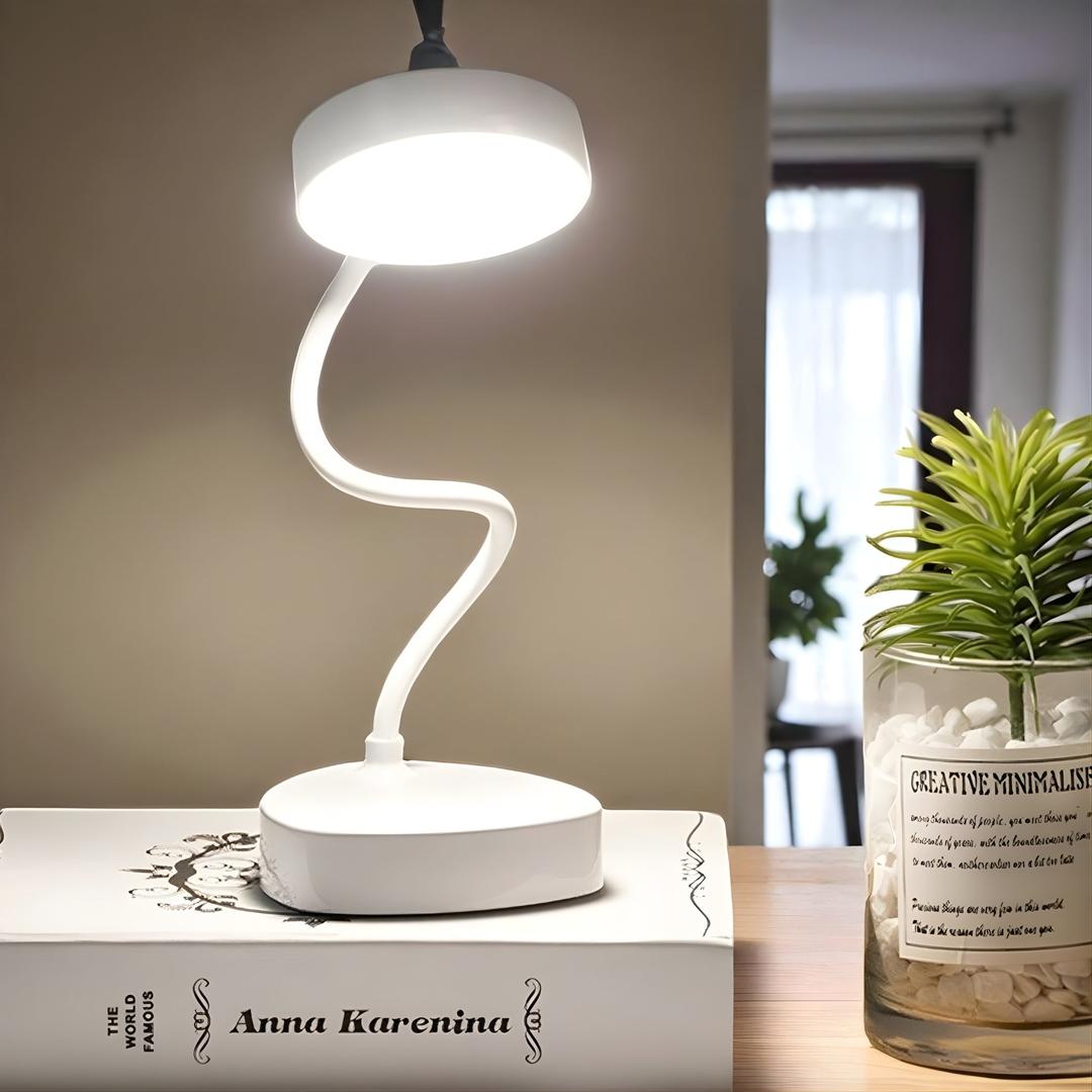 Lampa Biurkowa Minimalistyczna z Elastyczną Szyją i Regulacją Jasności - 3