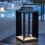 Lampa Ogrodowa Solarna Nowoczesna z Panelem Słonecznym na Taras i Patio - 5