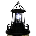 Lampa Ogrodowa Solarna w Kształcie Latarni Morskiej z Obrotowym Światłem - 15