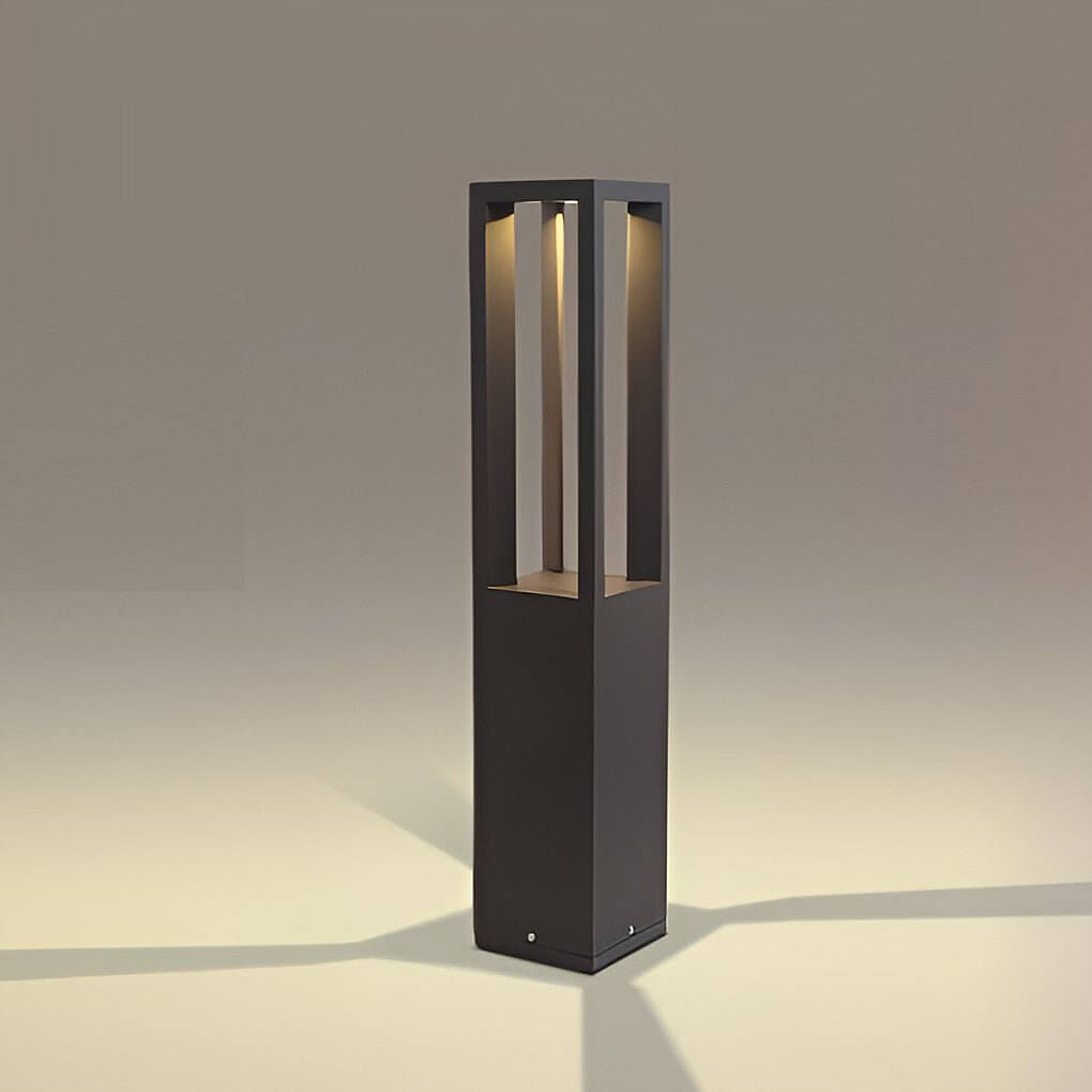 Lampa Ogrodowa Zewnętrzna Modernistyczna ze Zintegrowanym Źródłem Światła na Ścieżkę i Podjazd - 10