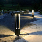 Lampa Ogrodowa Zewnętrzna Modernistyczna ze Zintegrowanym Źródłem Światła na Ścieżkę i Podjazd - 4
