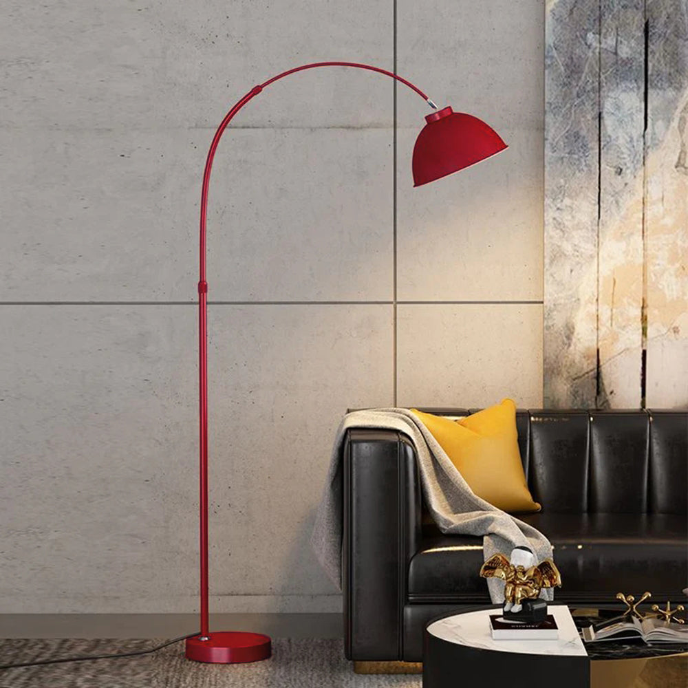 Lampa Podłogowa Nowoczesna z Łukiem i Regulowaną Wysokością