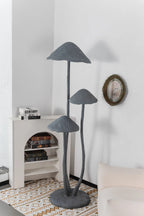 Lampa Podłogowa w Kształcie Grzybów z Trzema Kloszami i Zintegrowanym Oświetleniem - 12
