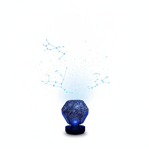 Lampa Projektor Gwiazd w Kształcie Dwunastościanu - 2