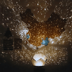 Lampa Projektor Gwiazd w Kształcie Dwunastościanu - 4