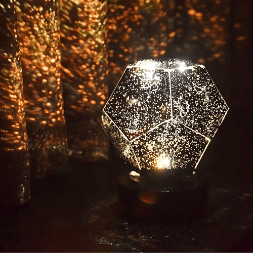 Lampa Projektor Gwiazd w Kształcie Dwunastościanu - 5