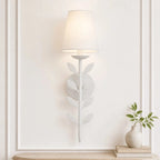 Lampa Ścienna Boho z Motywem Liści i Abażurem - 10