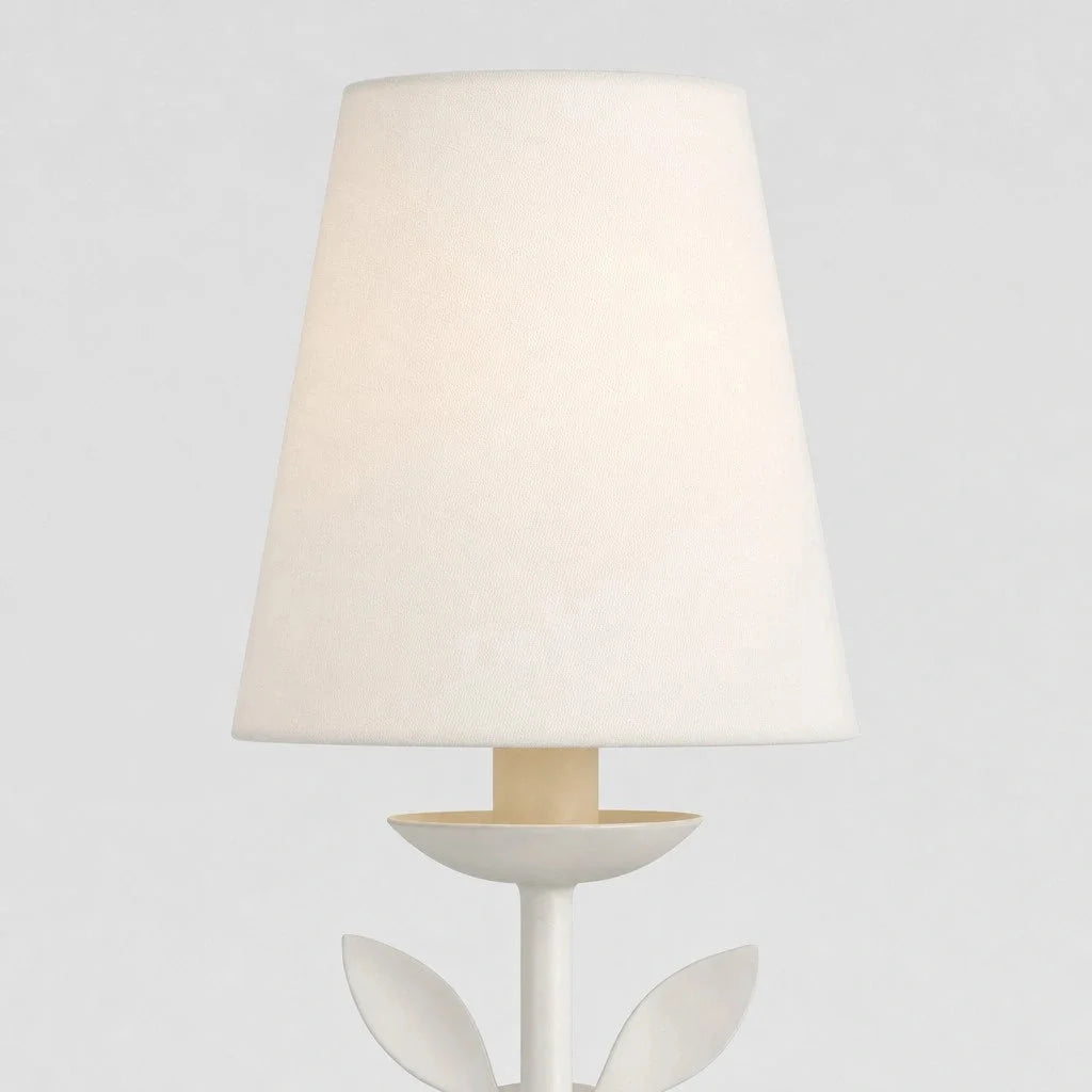 Lampa Ścienna Boho z Motywem Liści i Abażurem - 17