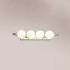 Lampa Ścienna do Lustra Nowoczesna z Okrągłymi Kloszami nad Lustro Łazienkowe - 5