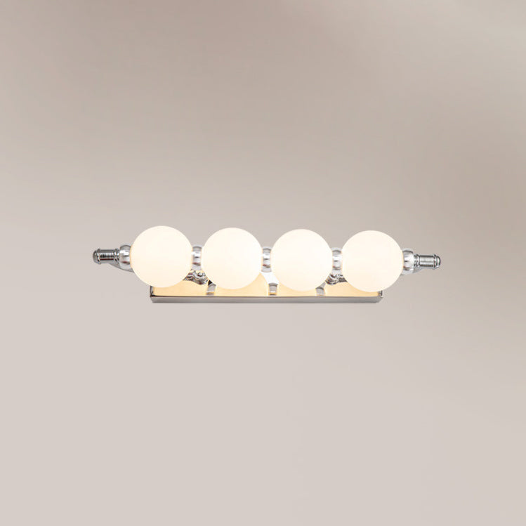 Lampa Ścienna do Lustra Nowoczesna z Okrągłymi Kloszami nad Lustro Łazienkowe - 5