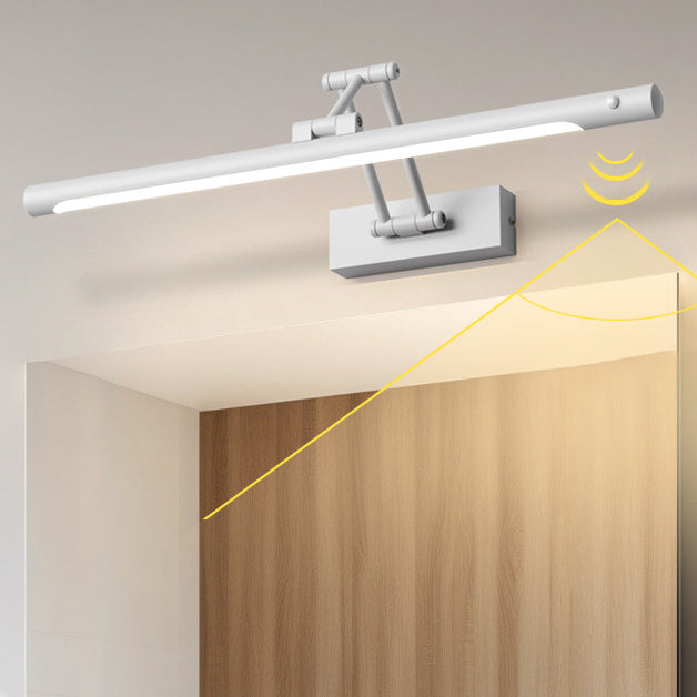 Lampa Ścienna Minimalistyczna do Łazienki z Czujnikiem Ruchu i Regulowanym Ramieniem