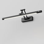 Lampa Ścienna Minimalistyczna do Łazienki z Czujnikiem Ruchu i Regulowanym Ramieniem - Czarny - 220V-240V