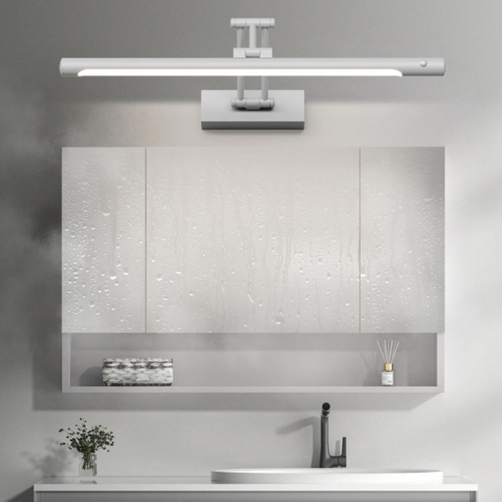 Lampa Ścienna Minimalistyczna do Łazienki z Czujnikiem Ruchu i Regulowanym Ramieniem - Biały - 220V-240V