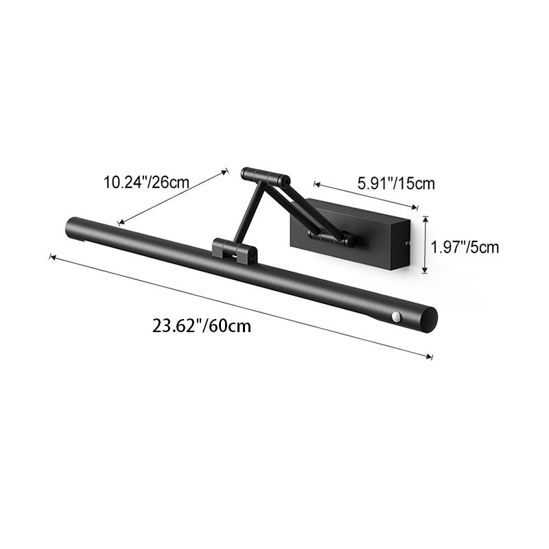Lampa Ścienna Minimalistyczna do Łazienki z Czujnikiem Ruchu i Regulowanym Ramieniem - 9