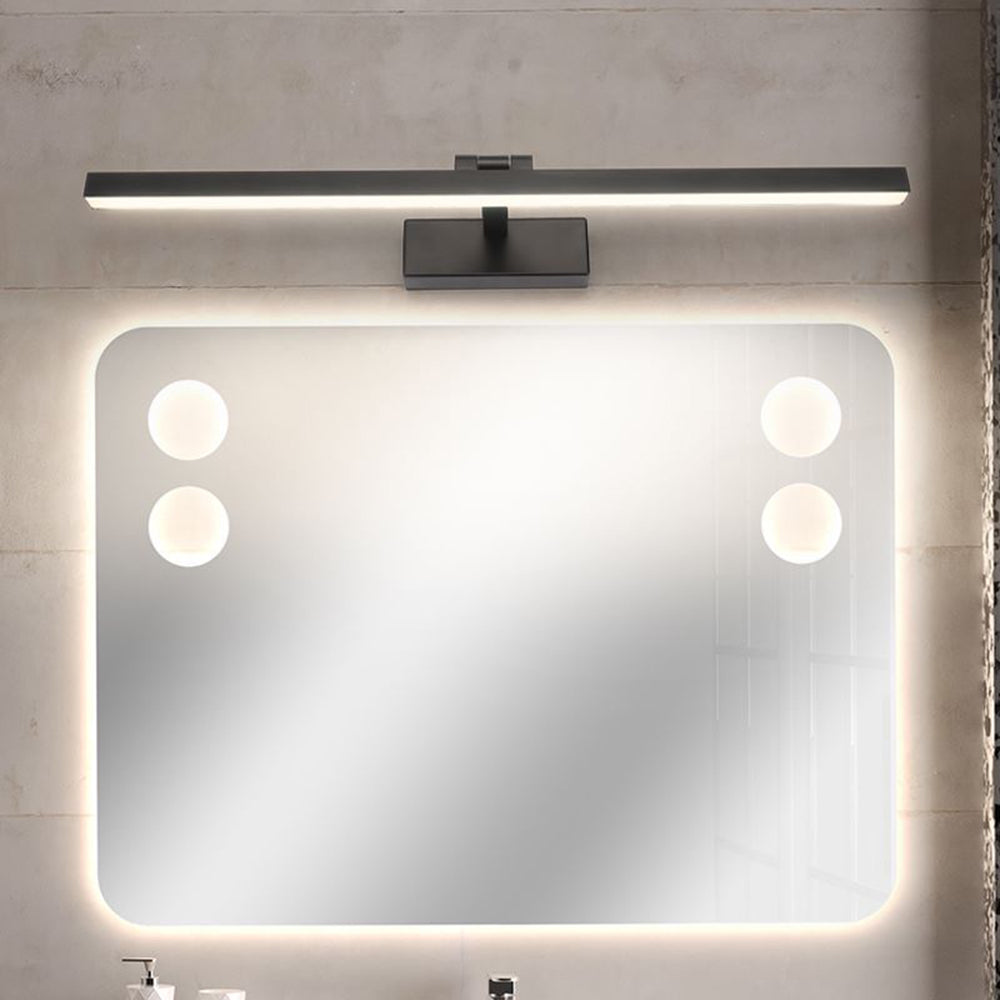 Lampa Ścienna Minimalistyczna do Lustra i Obrazów z Obrotowym Ramieniem - Czarny