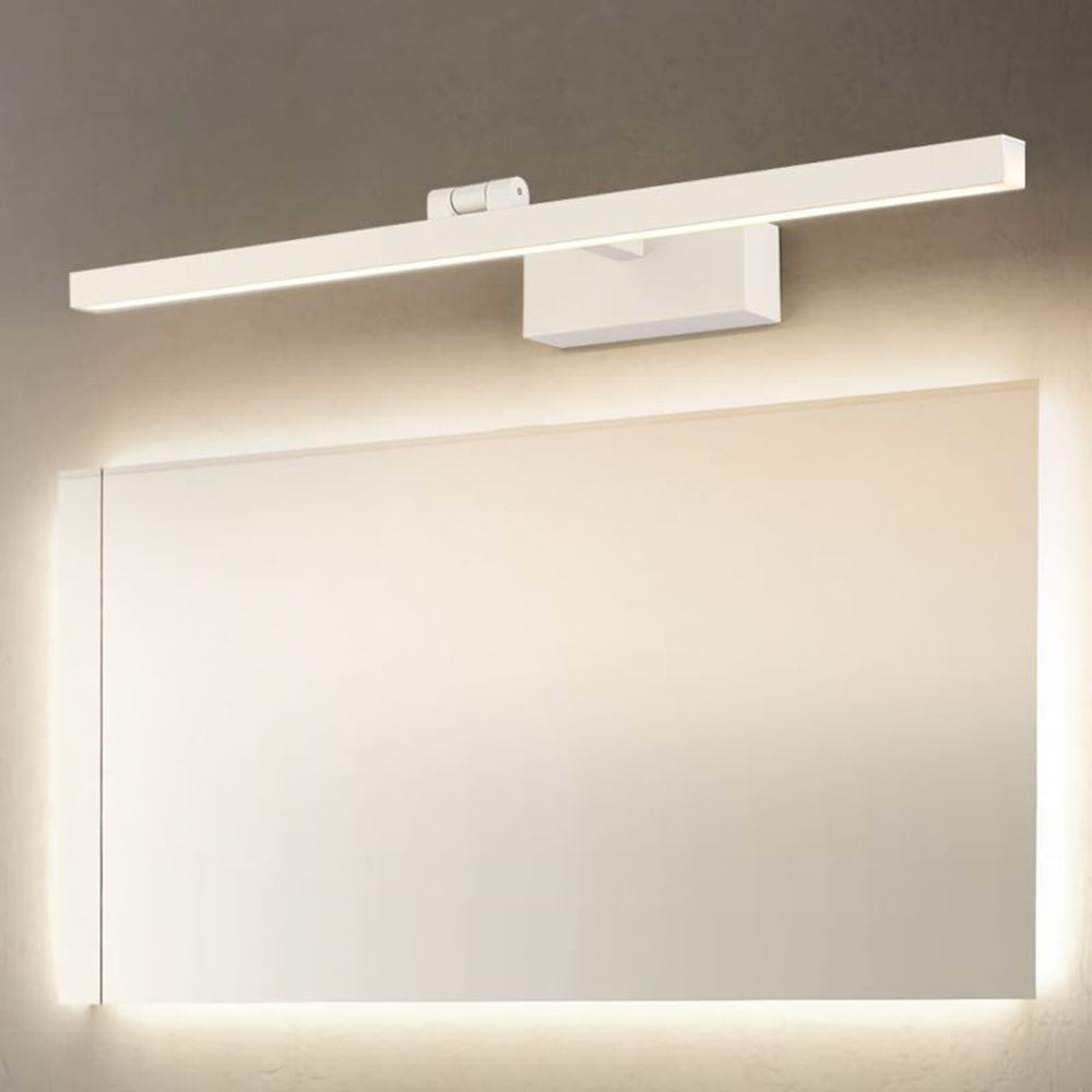 Lampa Ścienna Minimalistyczna do Lustra i Obrazów z Obrotowym Ramieniem - Biały