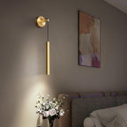 Lampa Ścienna Minimalistyczna z Cylindrycznym Kloszem na Kablu - 18