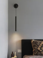 Lampa Ścienna Minimalistyczna z Cylindrycznym Kloszem na Kablu - 24
