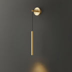 Lampa Ścienna Minimalistyczna z Cylindrycznym Kloszem na Kablu - 25
