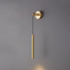 Lampa Ścienna Minimalistyczna z Cylindrycznym Kloszem na Kablu - 27