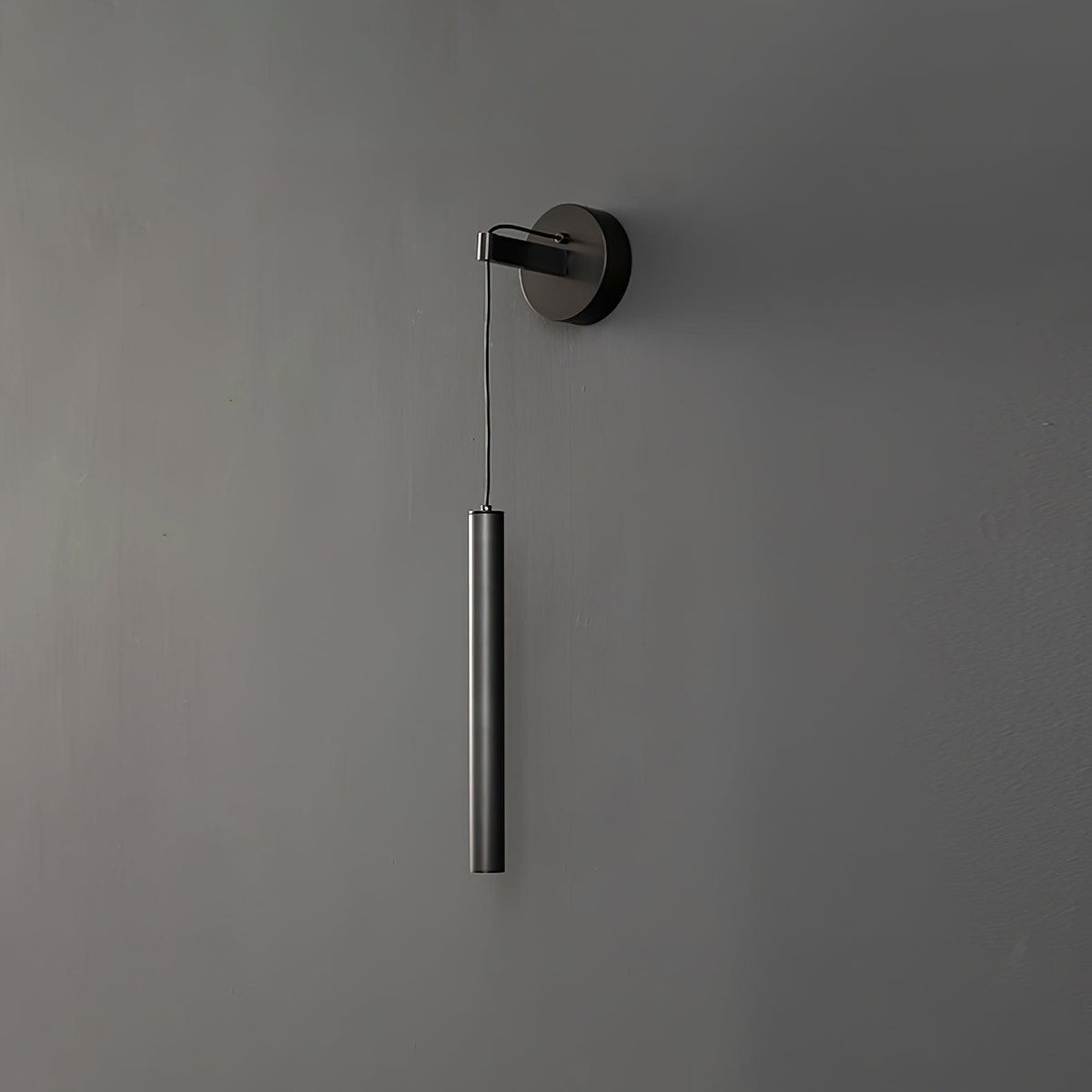 Lampa Ścienna Minimalistyczna z Cylindrycznym Kloszem na Kablu - 7