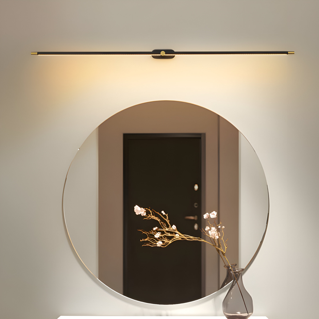 Lampa Ścienna Minimalistyczna z Obrotowym Ramieniem do Lustra i Obrazów - 4