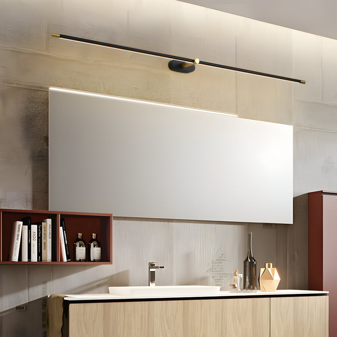 Lampa Ścienna Minimalistyczna z Obrotowym Ramieniem do Lustra i Obrazów - 5