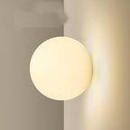 Lampa Ścienna Minimalistyczna z Okrągłym Kloszem i Rozproszonym Światłem - 14