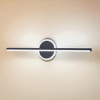 Lampa Ścienna Minimalistyczna z Zintegrowanym Źródłem Światła - Czarny